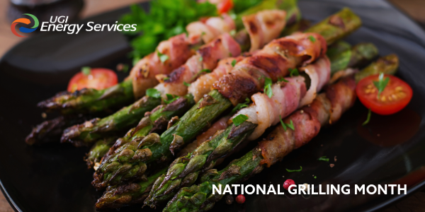 Bacon wrapped asparagus